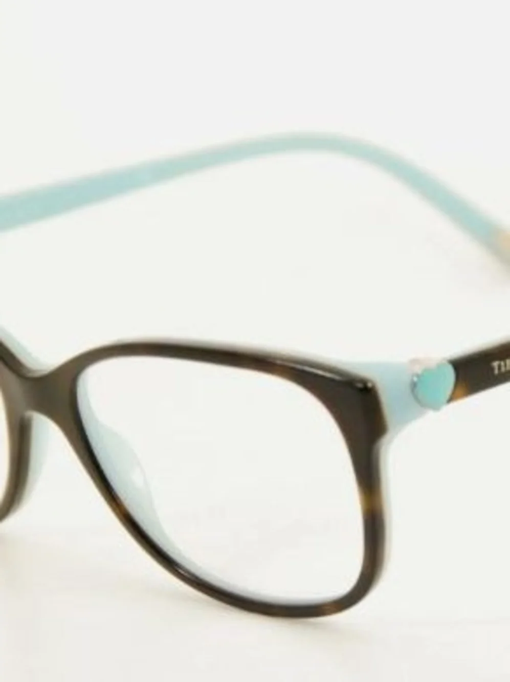 Tiffany & Co. Robin's Egg Blue And Tortoise Shell Eyeglass Frames